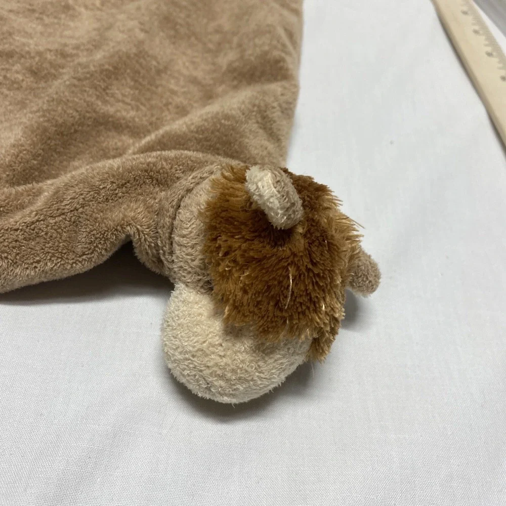 Angel Dear Brown Camel Lovey Knots Baby Security Blanket  12